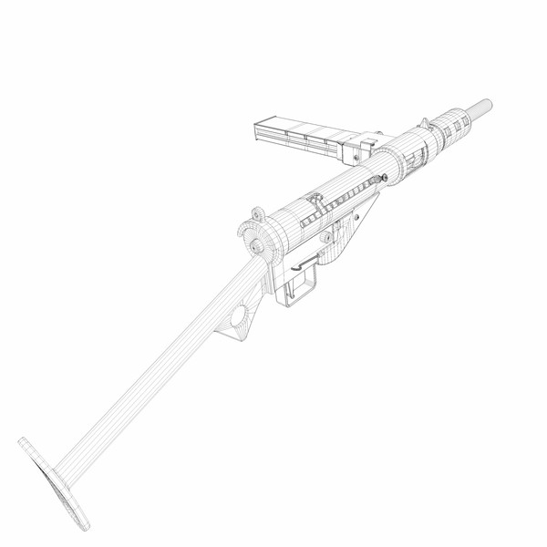 sten ii 3d fbx - Sten Mk II by Warag